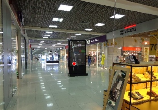 Фото рекламной плоскости по адресу ТЦ Fontan Sky холл №5А1