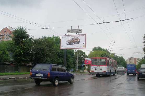 Фото рекламной плоскости по адресу Галицька вул. - Тролейбусна вул.