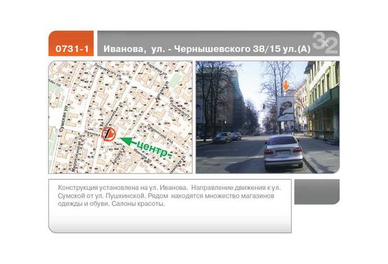 Фото рекламной плоскости по адресу Алчевских ул. - Чернышевского ул.,  38/15  (А) Бисквитка