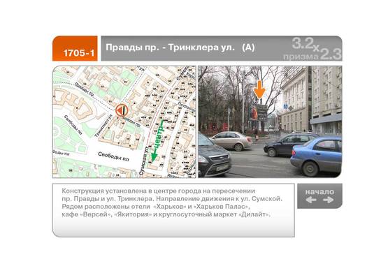 Фото рекламної площини за адресою Независимости пр-кт - Тринклера ул.  (А)