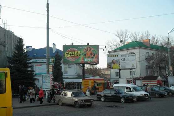 Фото рекламной плоскости по адресу Привокзальна пл.