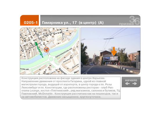 Фото рекламної площини за адресою Подольский пер., 17  (в центр)  (А)