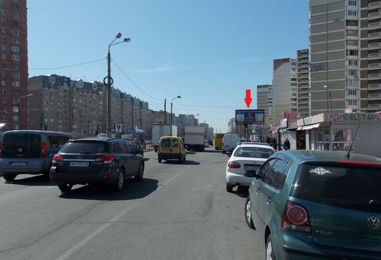 Фото рекламної площини за адресою Ахматовой Анны ул., 4(светофор)