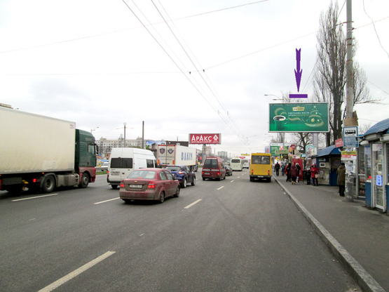 Фото рекламной плоскости по адресу Кільцева дорога перед ТЦ "Ашан"