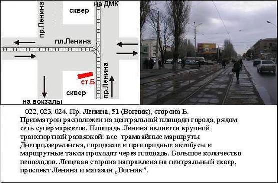 Фото рекламної площини за адресою центр  проспект Свободы, 51  (призматрон)