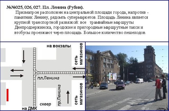 Фото рекламной плоскости по адресу центр проспект Свободи прізматрон1маг.Рубін, Заводський район