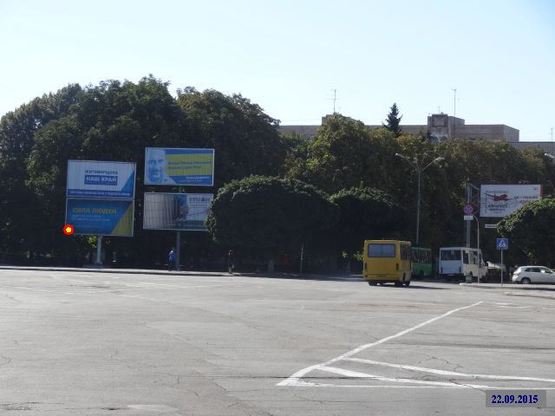 Фото рекламної площини за адресою Zt 032-3 м-н Соборний,6 Музично-драматичний театр(нижній)А3