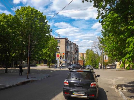 Фото рекламної площини за адресою узвіз Крутогірний - вул. Володимира Вернадського, бек-лайт/ул. Рогалева - ул. Дзержинского, бэклайт 3,25х2,37