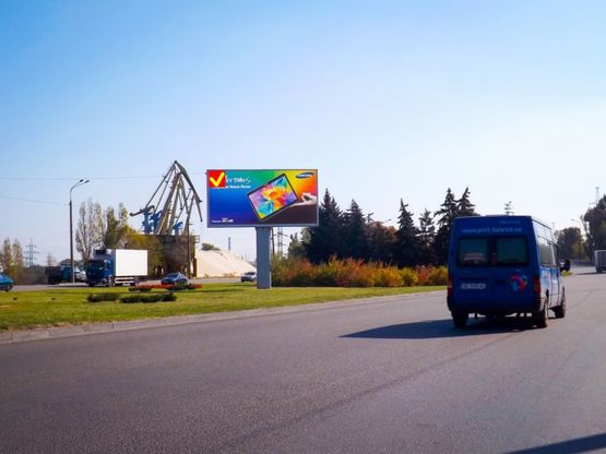 Фото рекламної площини за адресою вул. Наб. Заводська - Кайдацький міст, з центру, бек-лайт 8х4 /ул. Наб. Заводская - Кайдакский мост, в центр, бэк-лайт 8х4