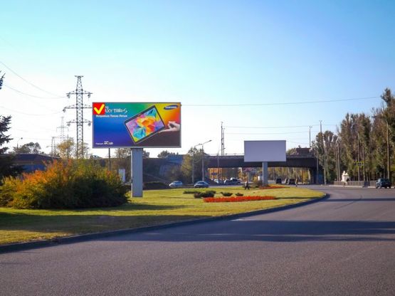 Фото рекламной плоскости по адресу вул. Наб. Заводська - Кайдацький міст, з центру, бек-лайт 8х4 /ул. Наб. Заводская - Кайдакский мост, из центра, бэк-лайт 8х4