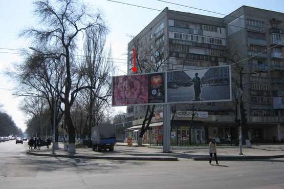 Фото рекламной плоскости по адресу 5 ст. Фонтанской дороги - Адмиральский пр-т (левая) (Призма)