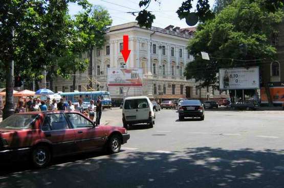 Фото рекламної площини за адресою Ришельевская -Пантелеймоновская ПРИЗМА (управление ж.д.)