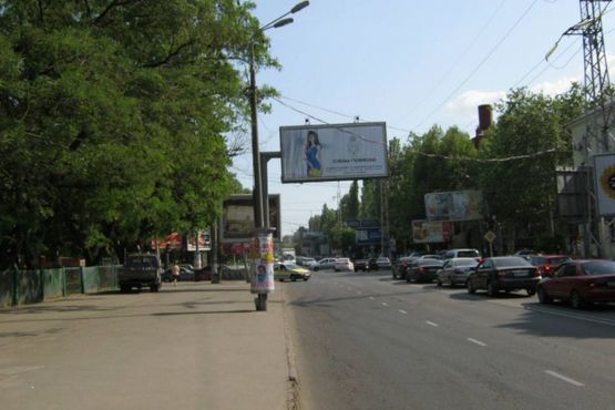 Фото рекламної площини за адресою ул. Краснова - Адмиральский проспект (возле школы) (Призма)