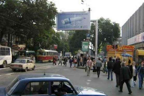 Фото рекламної площини за адресою ул. Пантелеймоновская - Екатерининская (Призма)