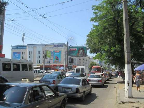 Фото рекламной плоскости по адресу ул. Пантелеймоновская - Екатерининская (Призма)