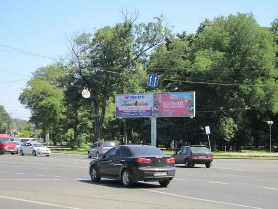 Фото рекламной плоскости по адресу Фонтанская дорога, 2 (напротив) - парк "Космонавтов" (призма)