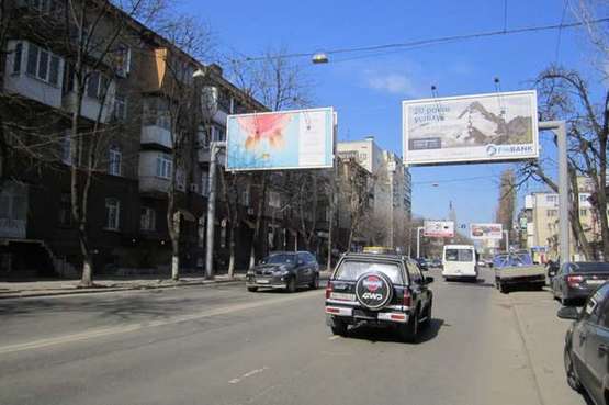 Фото рекламної площини за адресою ул. Среднефонтанская, 63 (навпроти) (в місто ліва Призма)
