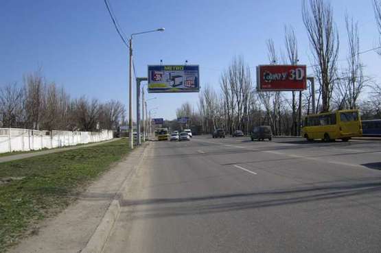 Фото рекламной плоскости по адресу Николаевская дорога, 303 (з міста ліва Призма)