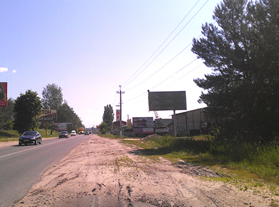 Фото рекламной плоскости по адресу ул.Чкалова, выезд на трассу Киев-Ковель