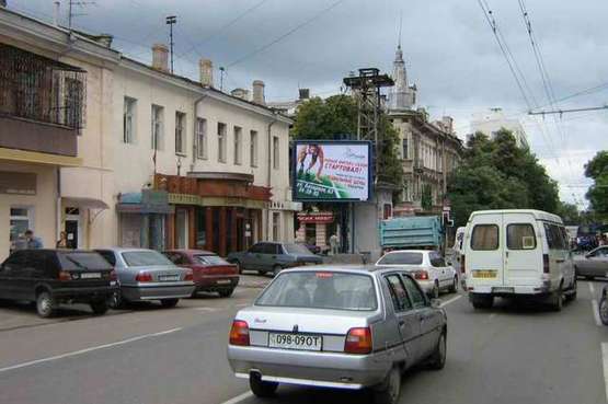 Фото рекламной плоскости по адресу ул. М. Арнаутская - ул. Екатерининская (Бэк-лайт)