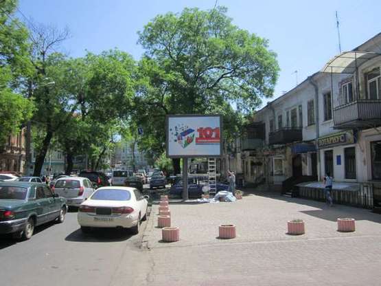 Фото рекламной плоскости по адресу ул. Новосельского,108 - ул. Преображенская