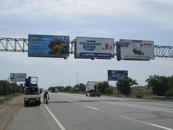 Фото рекламной плоскости по адресу Об'їздна дорога, 27 км,Аквапарк (центральный в бік ринку "7 км")