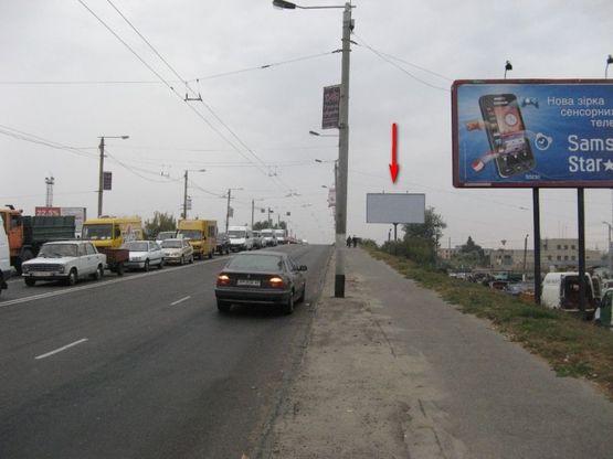 Фото рекламної площини за адресою пл. Привокзальная 6,126 (Мост)