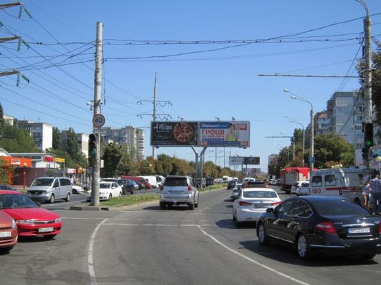 Фото рекламної площини за адресою просп. Академика Глушко - Золотой дюк (призма правая)