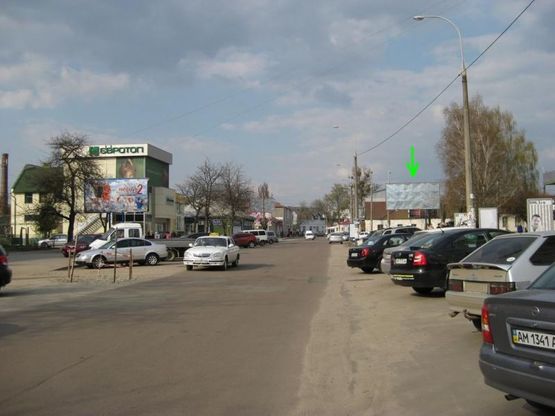 Фото рекламной плоскости по адресу ул.Кочерги 6 (центр города, м-н КЮЗ, рядом р-к Житний)