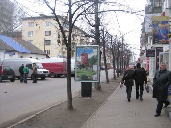 Фото рекламной плоскости по адресу ул. Хлебная (центральный рынок Житний)
