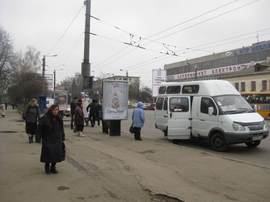 Фото рекламной плоскости по адресу ул. Киевская (ломбард Партнер) ст.Б