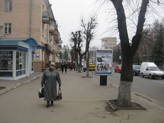 Фото рекламної площини за адресою ул. Бердичевская №2 (кафе Рудь, Педуниверситет)