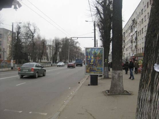Фото рекламної площини за адресою ул. Бердичевская (м-т Фора,остановка Довженко)