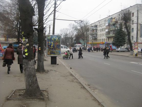 Фото рекламної площини за адресою ул. Бердичевская (м-т Фора,остановка Довженко)