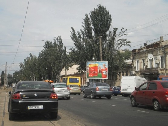Фото рекламної площини за адресою Одария - Черноморского Козачества