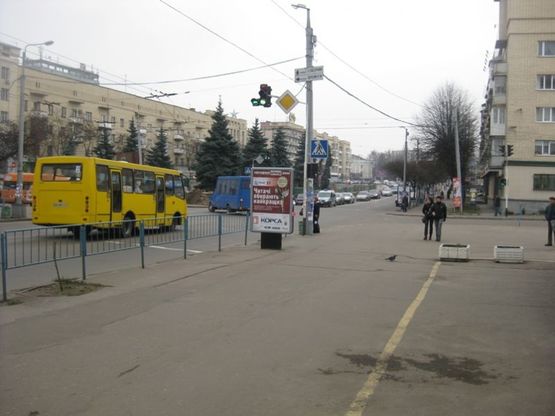 Фото рекламной плоскости по адресу ул. Победы (рынок Подол)