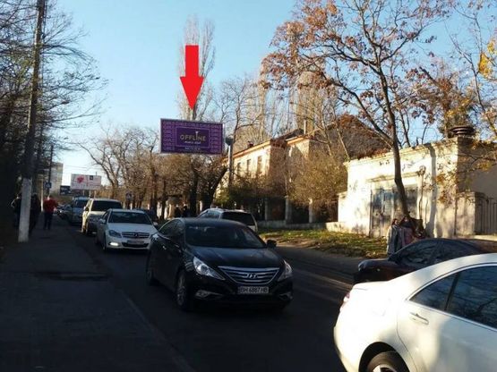 Фото рекламної площини за адресою ул. Посмитного, 1 - ул. Тенистая