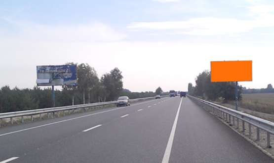 Фото рекламной плоскости по адресу Трасса Киев-Ковель (слева) км 41+900, направление на Киев