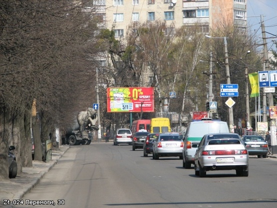 Фото рекламної площини за адресою Перемоги, 30