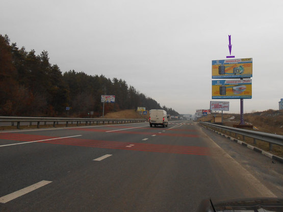 Фото рекламной плоскости по адресу Житомирская трасса 20км. - Стоянка - в направлении Киева