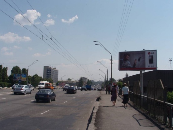 Фото рекламної площини за адресою Победы проспект /Экскаваторная