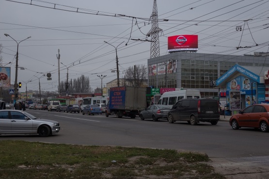 Фото рекламной плоскости по адресу пр-т Мира - ул. Строителей