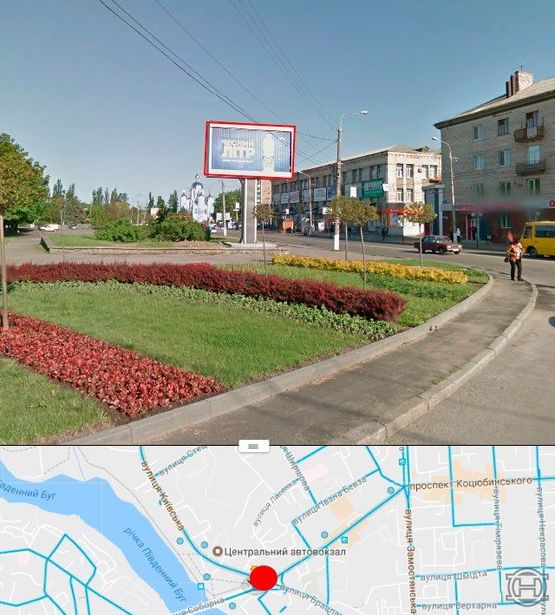 Фото рекламної площини за адресою площадь героев Чернобыля-ул.Соборная