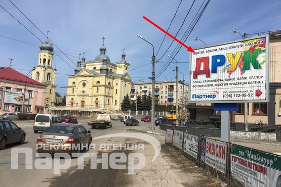 Фото рекламной плоскости по адресу Микулинецька
