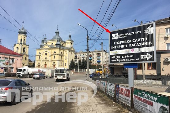 Фото рекламной плоскости по адресу Микулинецька