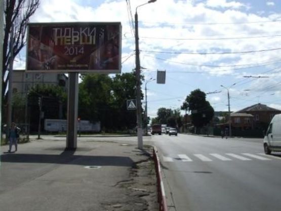 Фото рекламної площини за адресою перехрестя вул. Брацлавська/вул. Нансена, Б