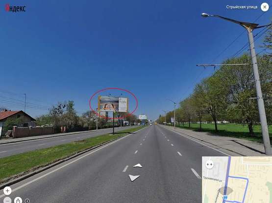 Фото рекламной плоскости по адресу Стрийська 232 з Ашана, Практикера, Кінгкроса