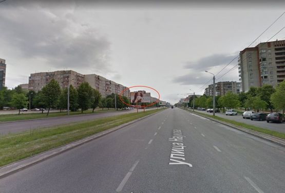 Фото рекламної площини за адресою Наукова, 61 від Вікторії Гарденс (напрямок до вул. Кн. Ольги)