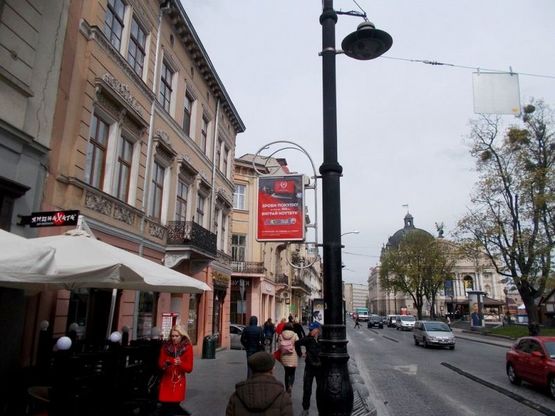 Фото рекламной плоскости по адресу пр. пр.Свободи
