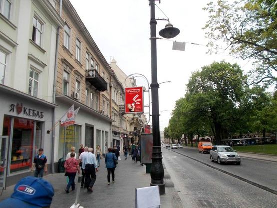 Фото рекламной плоскости по адресу пр. пр.Свободи